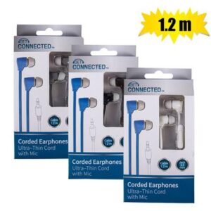Earphones with mic 1.2mx0.03mm