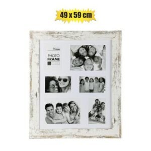 Picture-frame collage mdf 6hole stressed