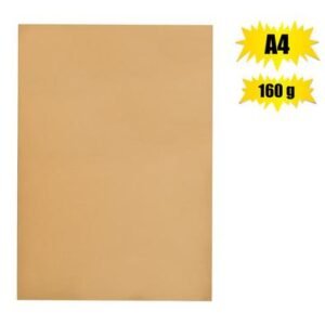 Art+craft board a4 160g sheet gold past