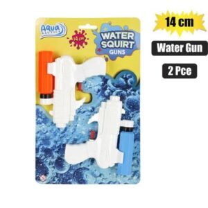 Gun water pistol pl 2pk 14cm