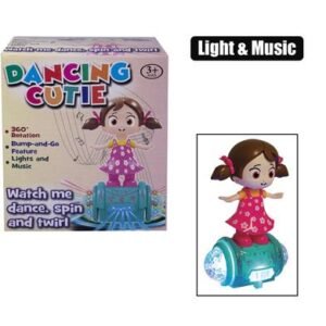 Doll b/o dancing girl w/light & music
