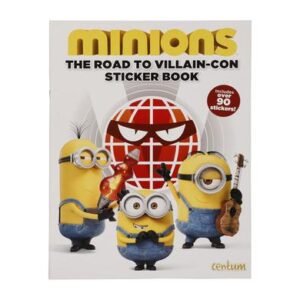 Book sticker minions road to villain-con