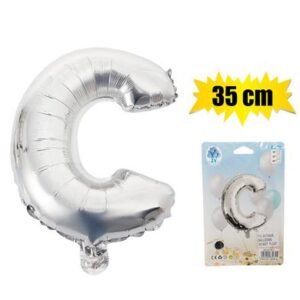Balloon foil silver c 35cm