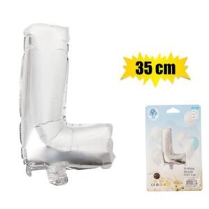 Balloon foil silver l 35cm