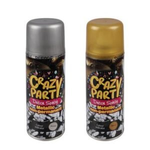 Party-spray metallic gold & silver asstd