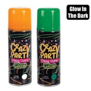 Party-spray string glow in dark