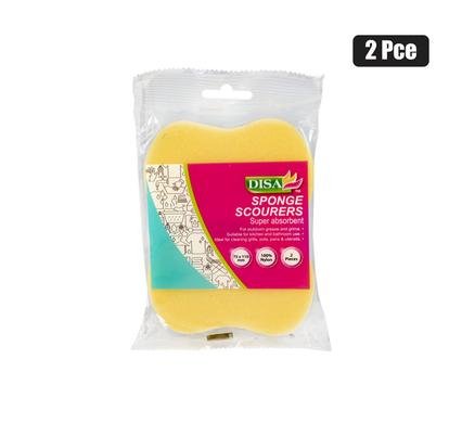 Scourer foam curved shape 2pc