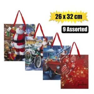 Xmas stationery gift bag large 26x32cm