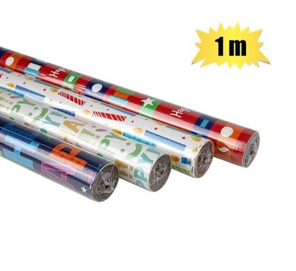 Gift-wrap 700mmx1m birthday