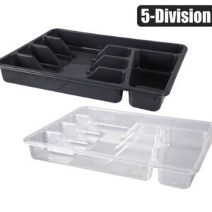 Cutlery tray pl 5-divisions 33x26x4cm