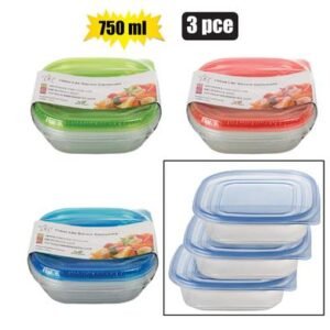 Container set lite 750ml 3pc
