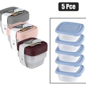 Container set eco-fresh 250ml square 5pc