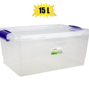Storage box clear 15l 22x42x17cm