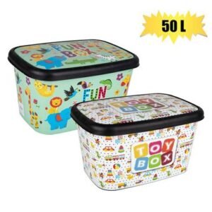 Storage box decorated deep 50l