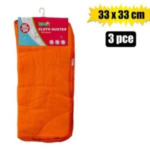Duster orange 33x33cm 3pce