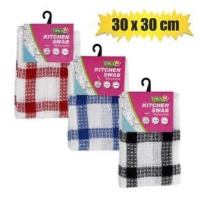 Swab cotton 30x30cm 20g basket weave