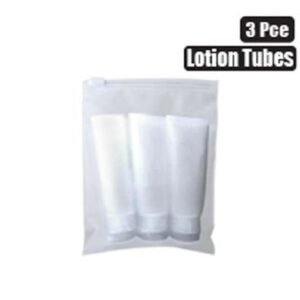 Travel lotion tubes 3pce in pouch 50ml