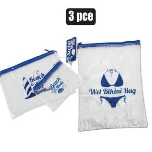 Beach bag swimwear 3pc 29x20/21x17/14x9
