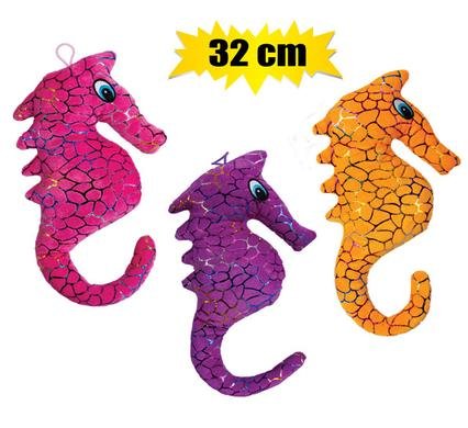 Plush sealife seahorse asstd harley 32cm