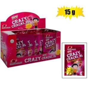 Sweet candy cs crazy crackles strbry 15g