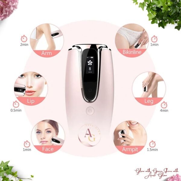 Portable IPL Laser Hair Removal Device for Home Use & Skin Rejuvenation - Image 4