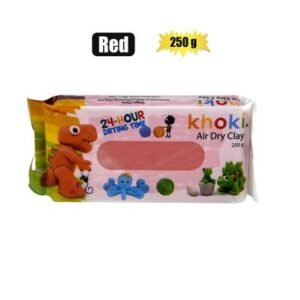 Art+craft air dry clay 250g red